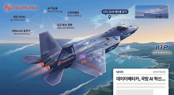 [데일리경제] 데이터메티카, 국내 첫 재현데이터 공공 구축…국방 AI 상용화 추진